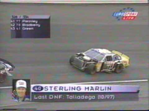 Rusty - Sterling battle with half cars (Charlotte 1998)