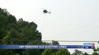 Aep Works To Remove Old Electric Transmission Lines
