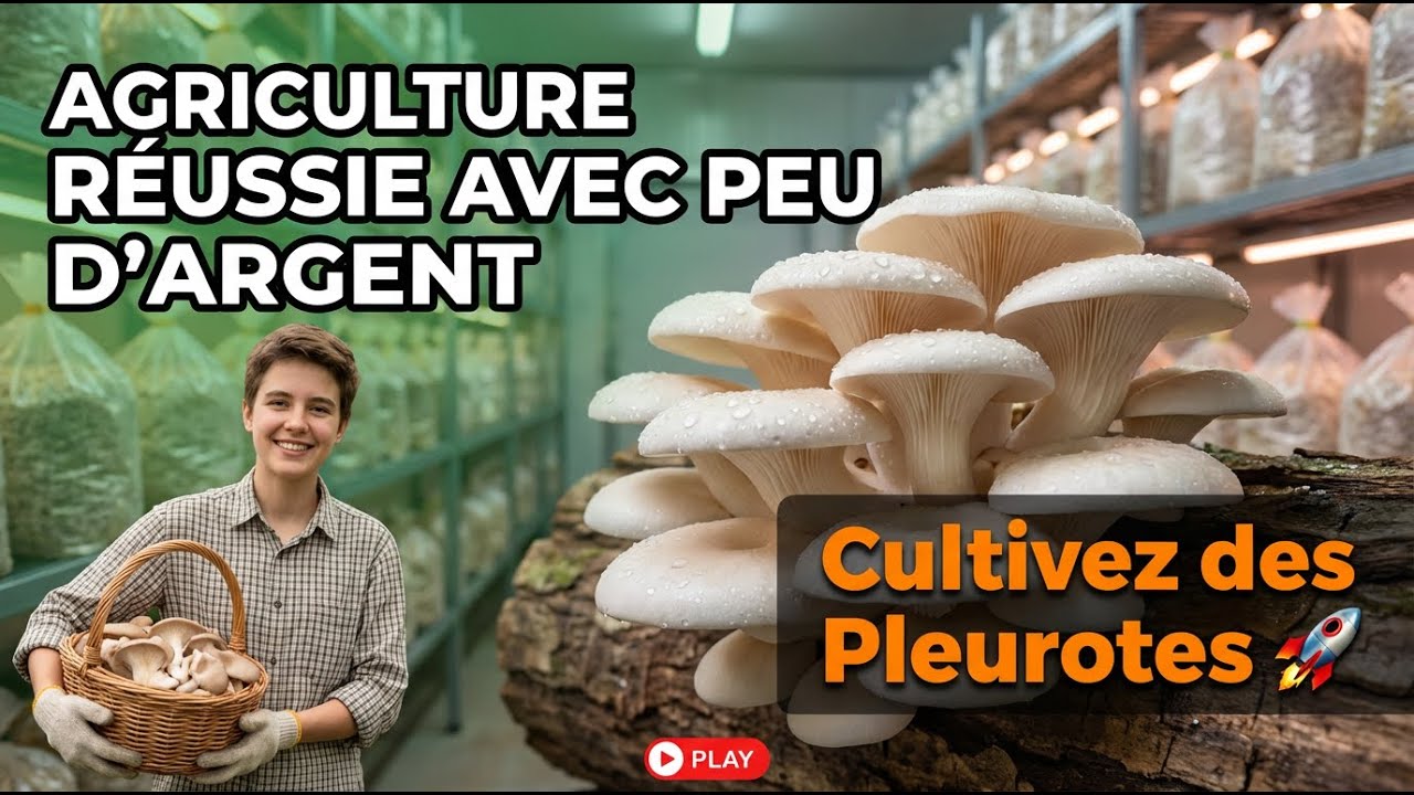Cette culture de champignons pleurotes se fait à la maison et rapporte gros