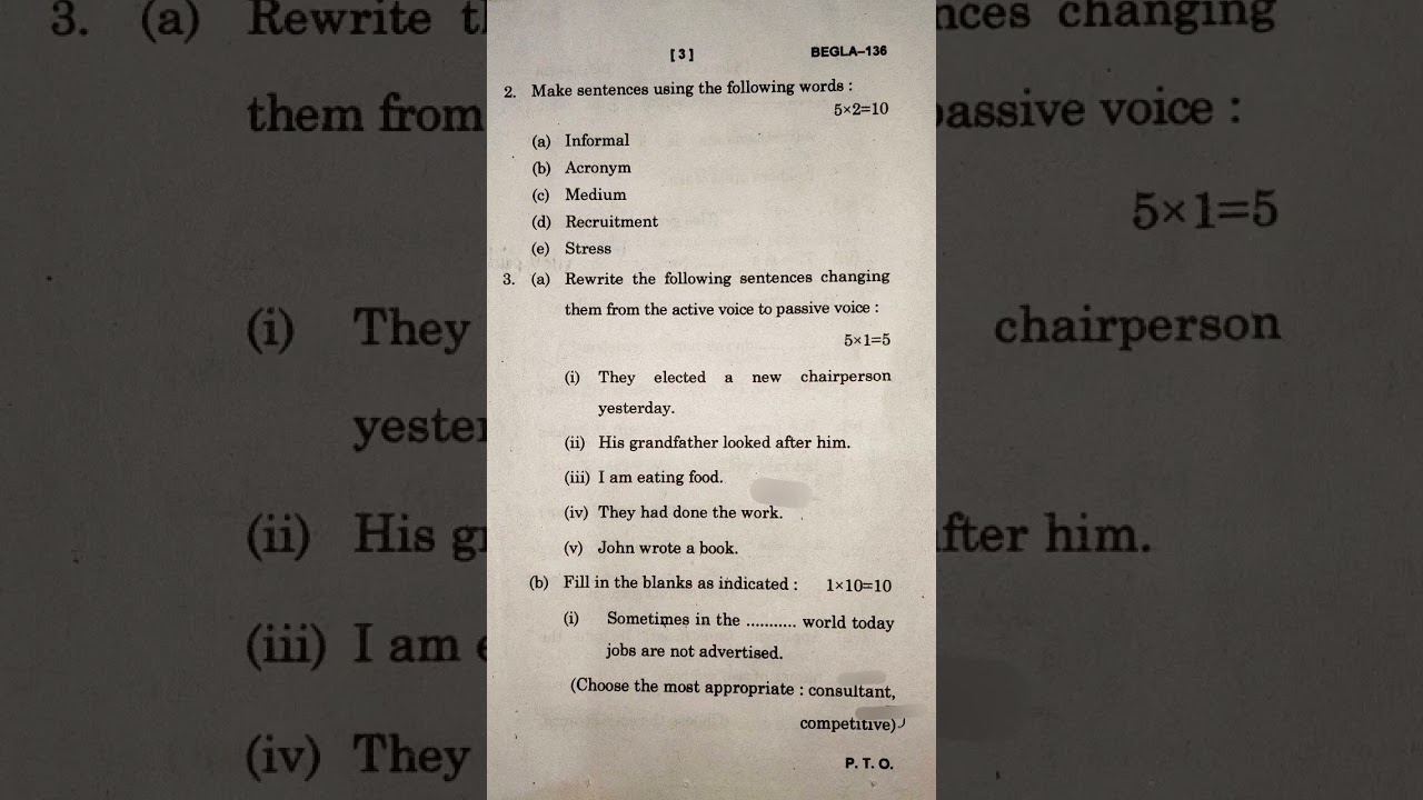 BEGLA-136 DEC 2023 IGNOU Previous year question paper 