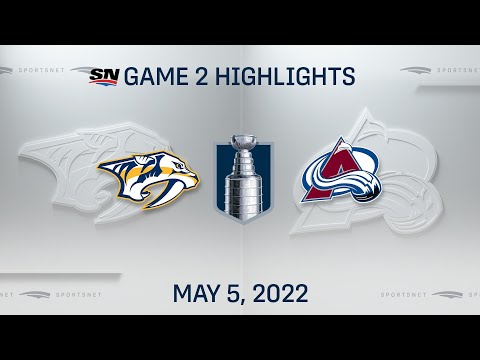 NHL Game 2 Highlights | Predators vs. Avalanche - May 5, 2022