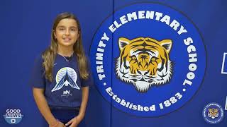 Trinity Elementary students learn basketball basics in PE