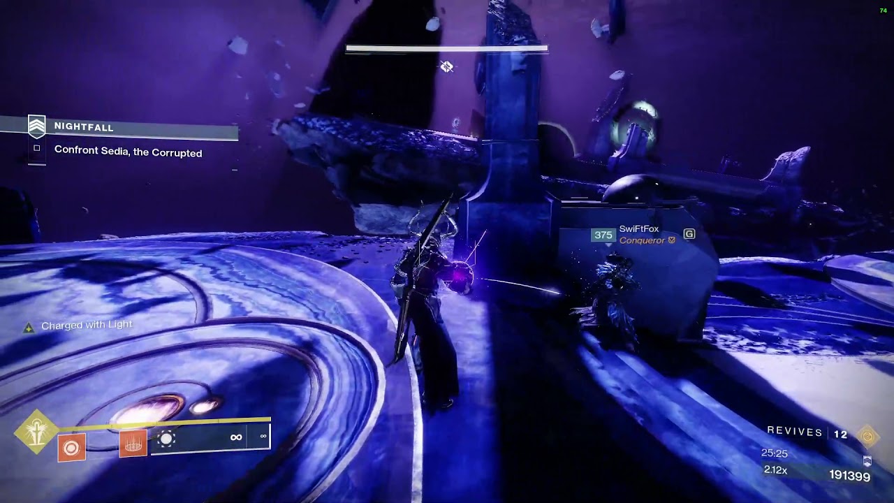 corrupted gm sedia 1 phase - post focusing lens nerf d2 30th anniversary