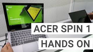 Acer Spin 1 Convertible: Mein erster Eindruck | Deutsch