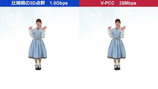 点群圧縮（Point Cloud Compression）デモンストレーション