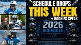 Panthers' 2026 Schedule Drops THIS WEEK | Rookie Minicamp Takeaways + Jaycee Horn Restructure