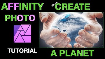 Affinity Photo how to create your own planet