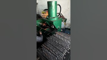 Semi automatic steel bar dimeter reducing machine