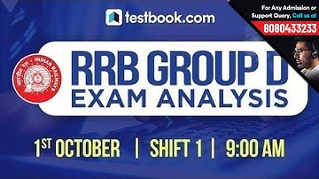 RRB Group D Exam Analysis | 1st October Shift 1 | RRB Group D 2018 Exam Review + Questions Asked
