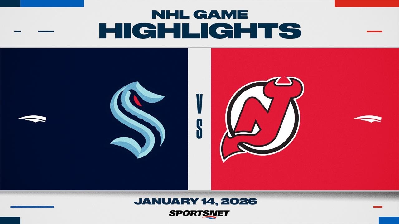 NHL Highlights | Kraken vs. Devils - January 14, 2026
