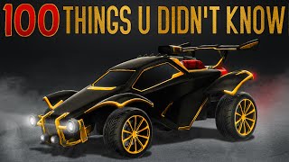 A Solid 20 Minutes of Weird Facts About Rocket League