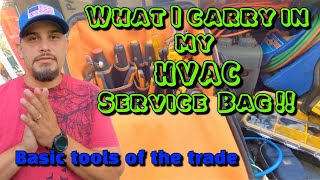Klein 17 HD tradesman pro tool bag loadout. What's in my tool bag for everyday service calls (HVAC)