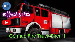 German Fire Truck Siren 1 - police siren sound effects #policecarsiren #policecarsiren screenshot 4