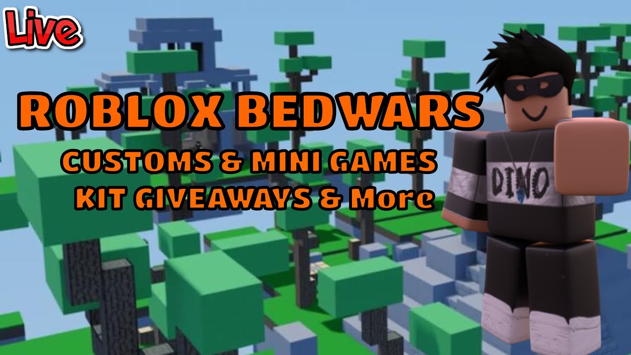 🔴Roblox Bedwars LIVE Hosting Bedwars Custom Matches Kit giveaways