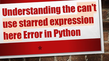 Understanding the can