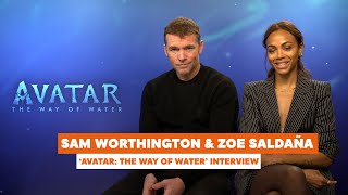 Avatar stars Zoe Saldaña and Sam Worthington on how it felt to return to the movie