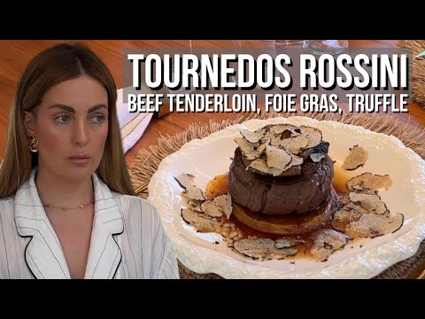 Tournedos Rossini | Beef tenderloin, foie gras & truffle 🥩🤌🏻✨