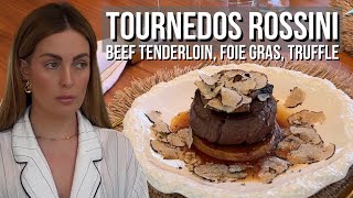 Tournedos Rossini | Beef tenderloin, foie gras & truffle 🥩🤌🏻✨