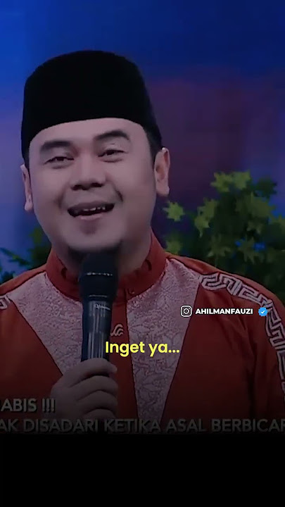 BERSIKAP HUSNUZON KEPADA ORANG LAIN | USTADZ HILMAN FAUZI