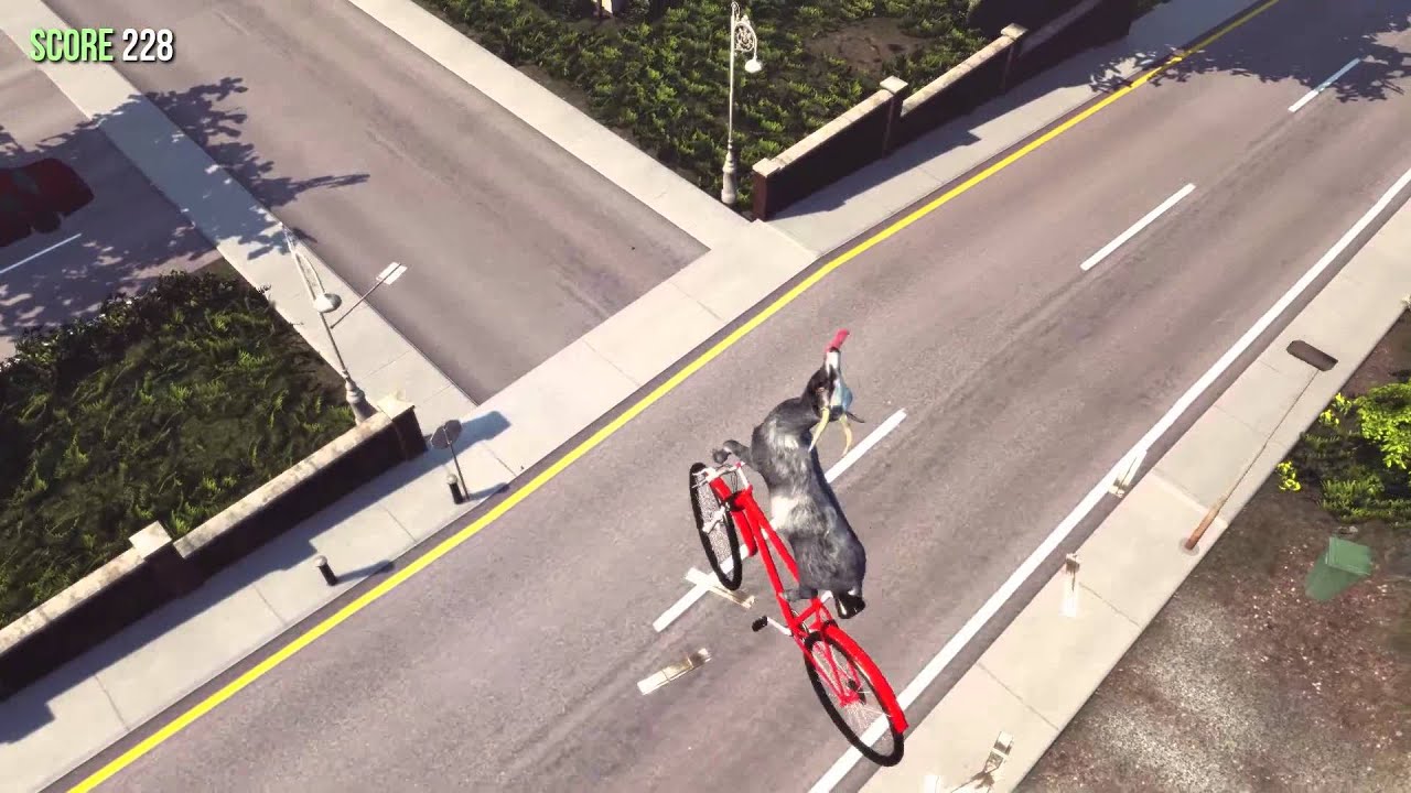 自転車にも乗れる 新要素が追加される Goat Simulator の1 1パッチ配信日が決定 Game Spark 国内 海外ゲーム情報サイト