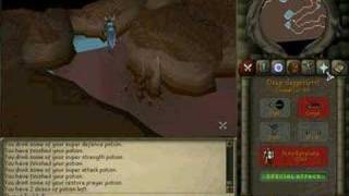 killing the giant scarab Contact! Runescape
