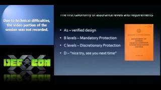 DEF CON 20 - Tom Perrine - Creating an A1 Security Kernel in the 1980s
