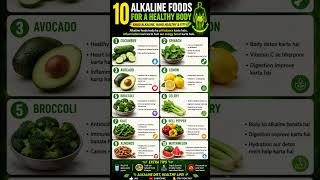 Alkaline Foods List 🥗 #short #shorts #feed #shortsfeed #viral #trending #fyp #explore #asmr #healthy