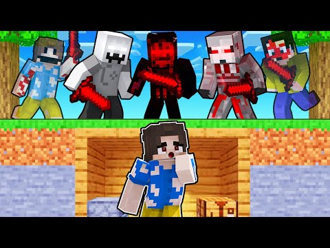 TÜM DÜŞMAN EFSANELER ÖLMEMİ İSTİYOR!! ☠️ ⚔️ - Minecraft