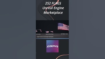 FLAGS of the World Countries (252 Flags) | Unreal Engine Marketplace  #shorts #unrealengine