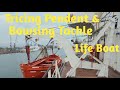 What is Tricing Pendent and Bowsing Tackle? (Parts of open Life Boat)