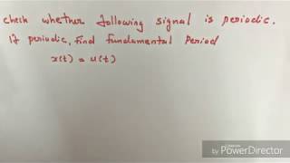 Periodic and non periodic signals solved examples (continuous) Part 2