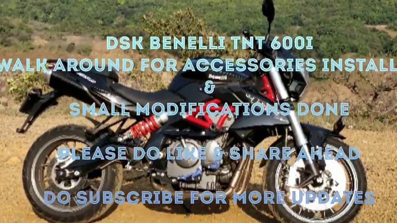 Benelli TNT 600i Modifications Adjustable Levers Frame + Engine