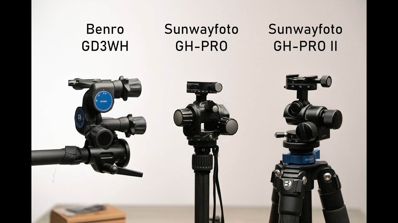 もう手放せない！ 小型ギア雲台 SUNWAYPOTO GH-PRO vs GH-PRO II（新旧