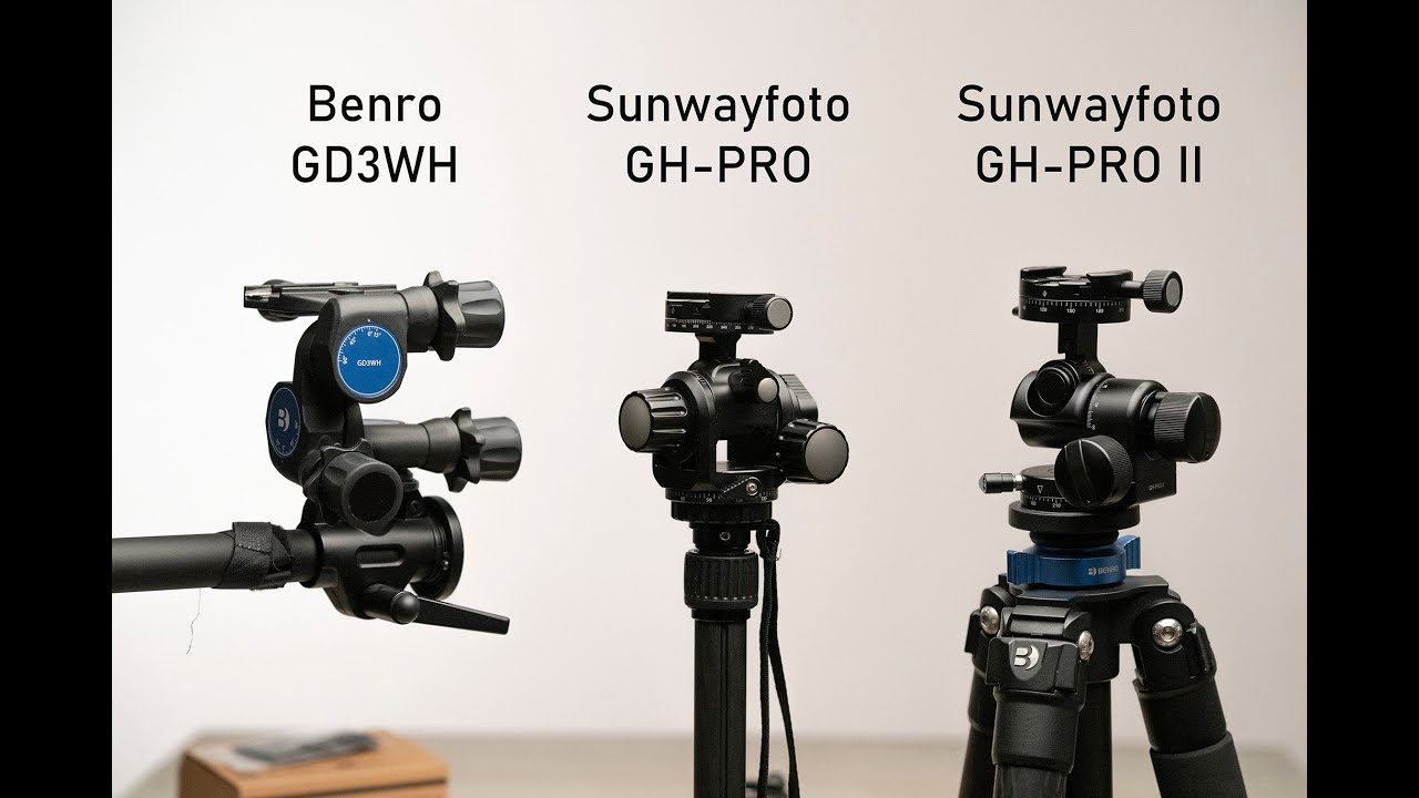 Geared Heads Overview - Benro GD3WH - Sunwayfoto GH-PRO / II - YouTube Geared Heads Overview - Benro GD3WH - Sunwayfoto GH-PRO / II - YouTube