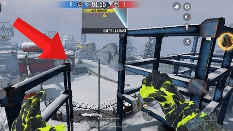 Trying the glitch spot in attack of the undead in Call of duty mobile (summit)