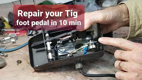 Tig welder foot pedal repair in 10 minutes