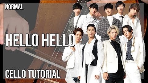 How to play Hello Hello by Snow Man on Cello (Tutorial)