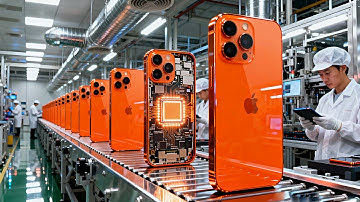 Inside Apple’s iPhone 17 Pro Max Factory 🏭 Orange Edition Full Production Process