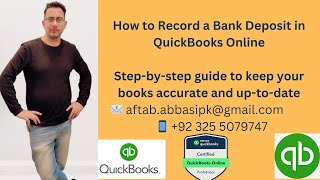 #bankdeposit#quickbookstutorial#RecordDepositQBO#bookkeepingtips How to Record Bank Deposit in QB