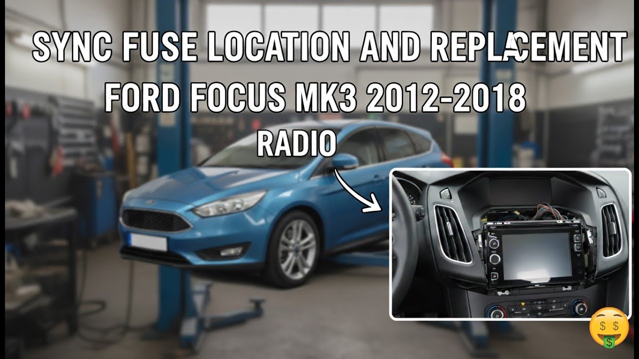 Ford Focus Radio Not Working? EASY SYNC Hard Reset by Replacing Fuse (MK3 2012-2018)