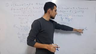 حل اسئلة درس حل المعادلات المثلثية من كتاب التمارين - الصف العاشر