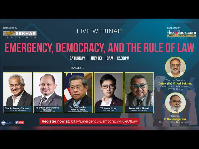 Emergency, Democracy, and Rule of Law | Because it Matters [WEBINAR]