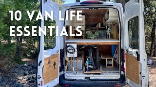 My 10 Favorite Van Life Essentials + BONUS ITEM