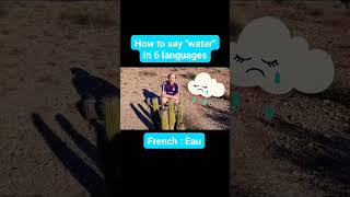 In Case You're Stranded In An Unknown Desert #language #water #hope #polyglot #learning #educational