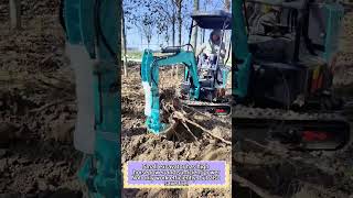Mini excavators can be used not only for digging trenches and breaking up debris #digger