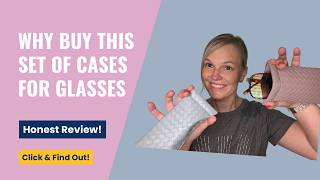 This set of cases for glasses is easy to use! Link in description!