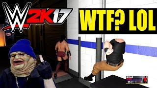 CRAZY SH*T GLITCH! (WWE 2K17)