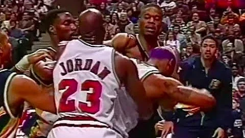 Dennis Rodman vs Antonio Davis Heated Moments Comp