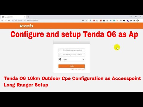How to Configure and setup Tenda O6 as Ap | Technical Hakim #RouterConfiguration #Tenda #TendaO6