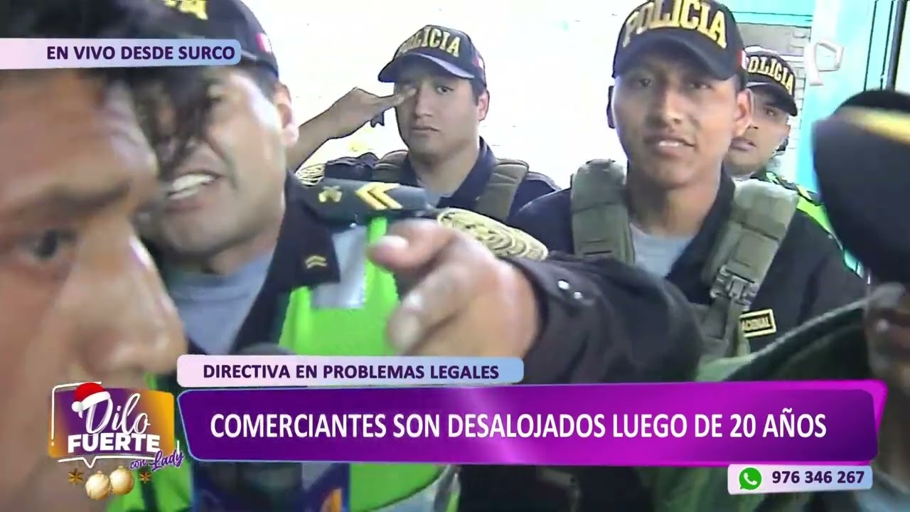 Dilo Fuerte: Desalojan a comerciantes de 